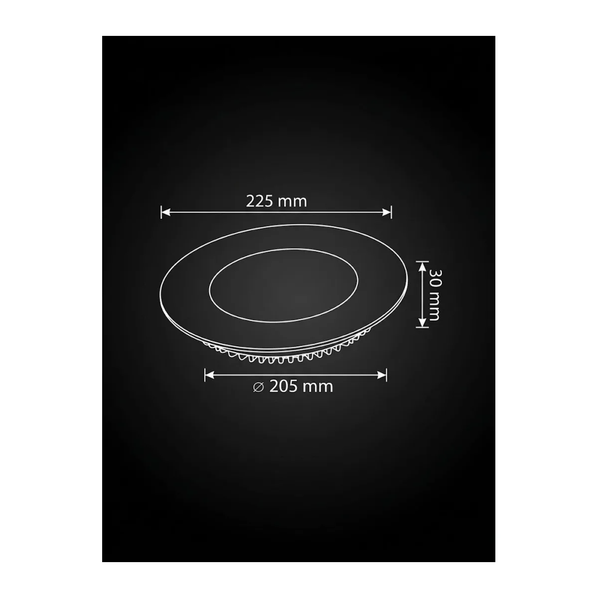 18W LED PANEL 6500K BEYAZ 50.000 SAAT KULLANIM ÖMRÜ 10 ADET - Görsel 2