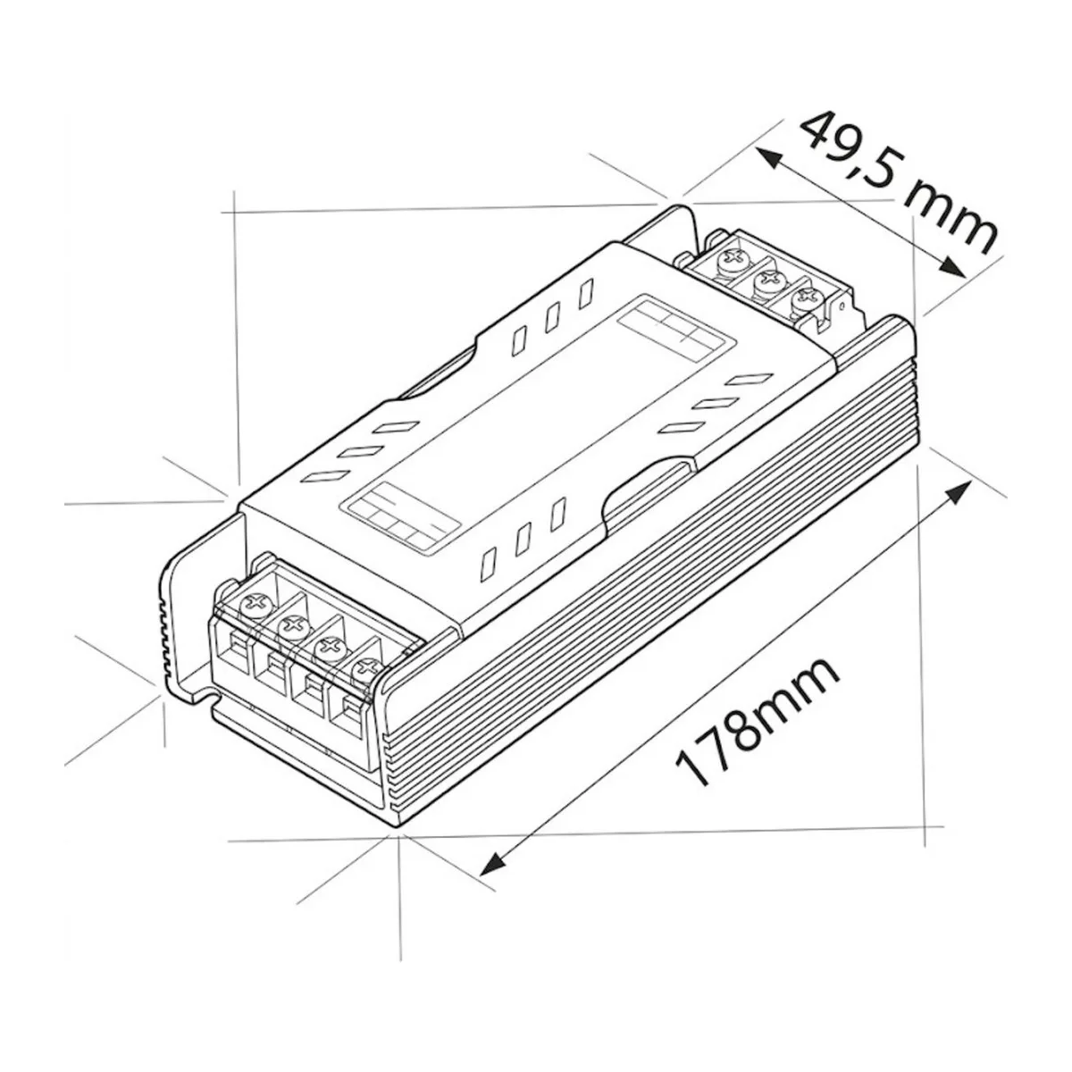 12V 16,5 Amper LED Trafosu - Görsel 2