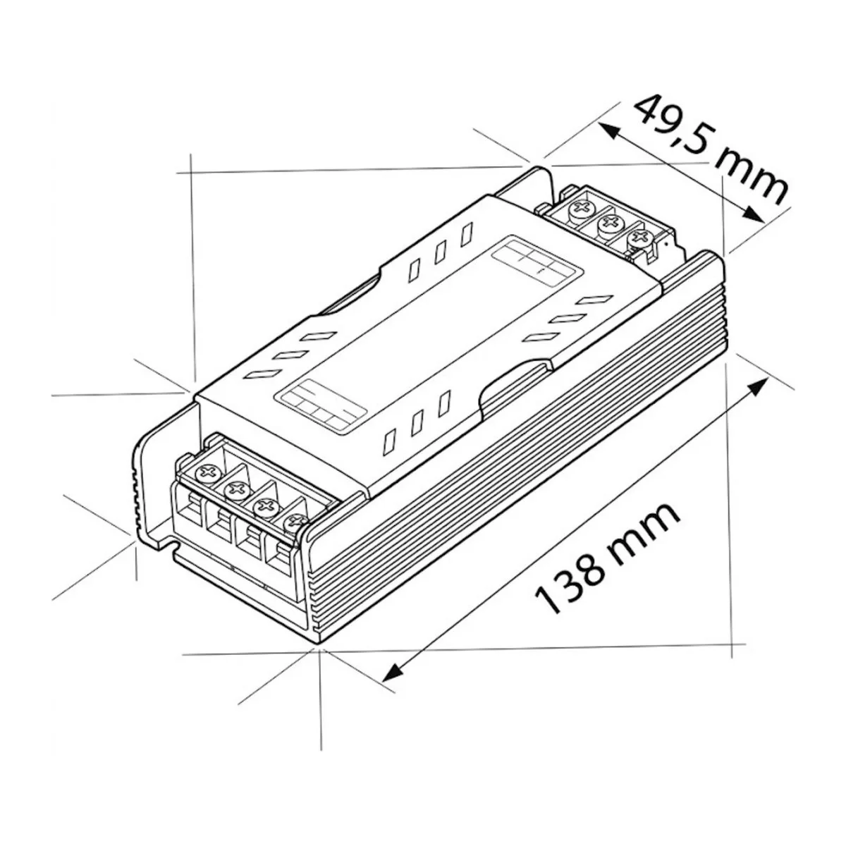 12V 10A Led Trafosu - Görsel 2