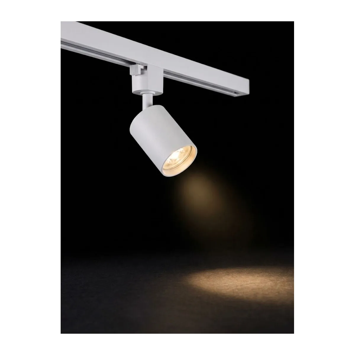 Beyaz Hareketli GU10 Spot Aydınlatma – 7W LED Uyumlu Modern İç Mekan Spot