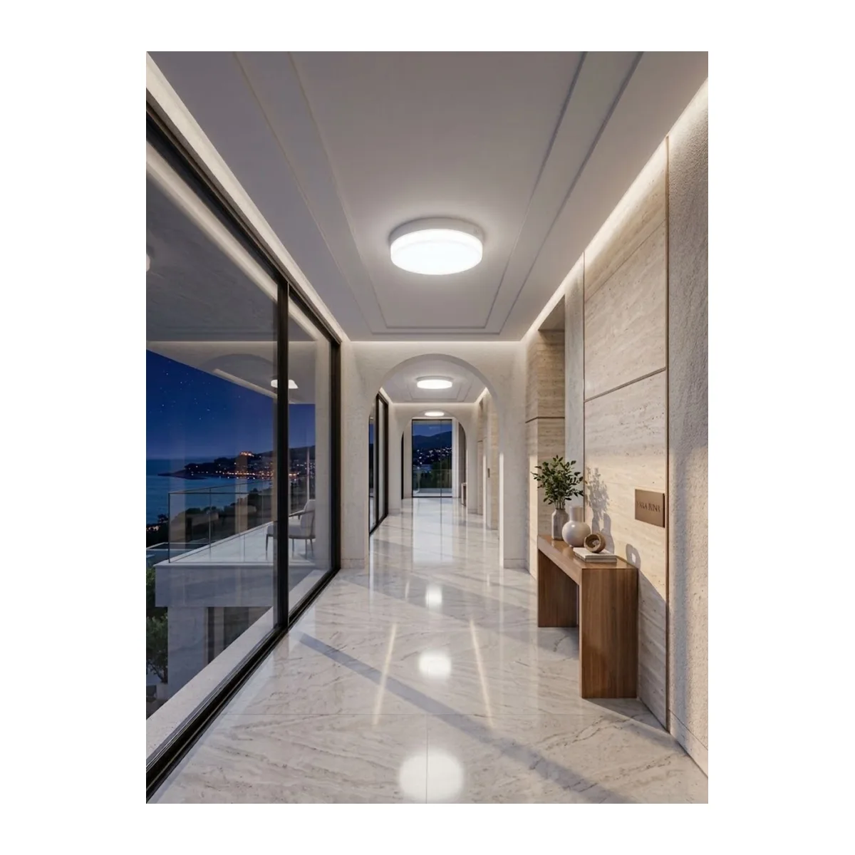 Sıva Üstü 24W 4000K KIRIK BEYAZ Çerçevesiz LED Panel