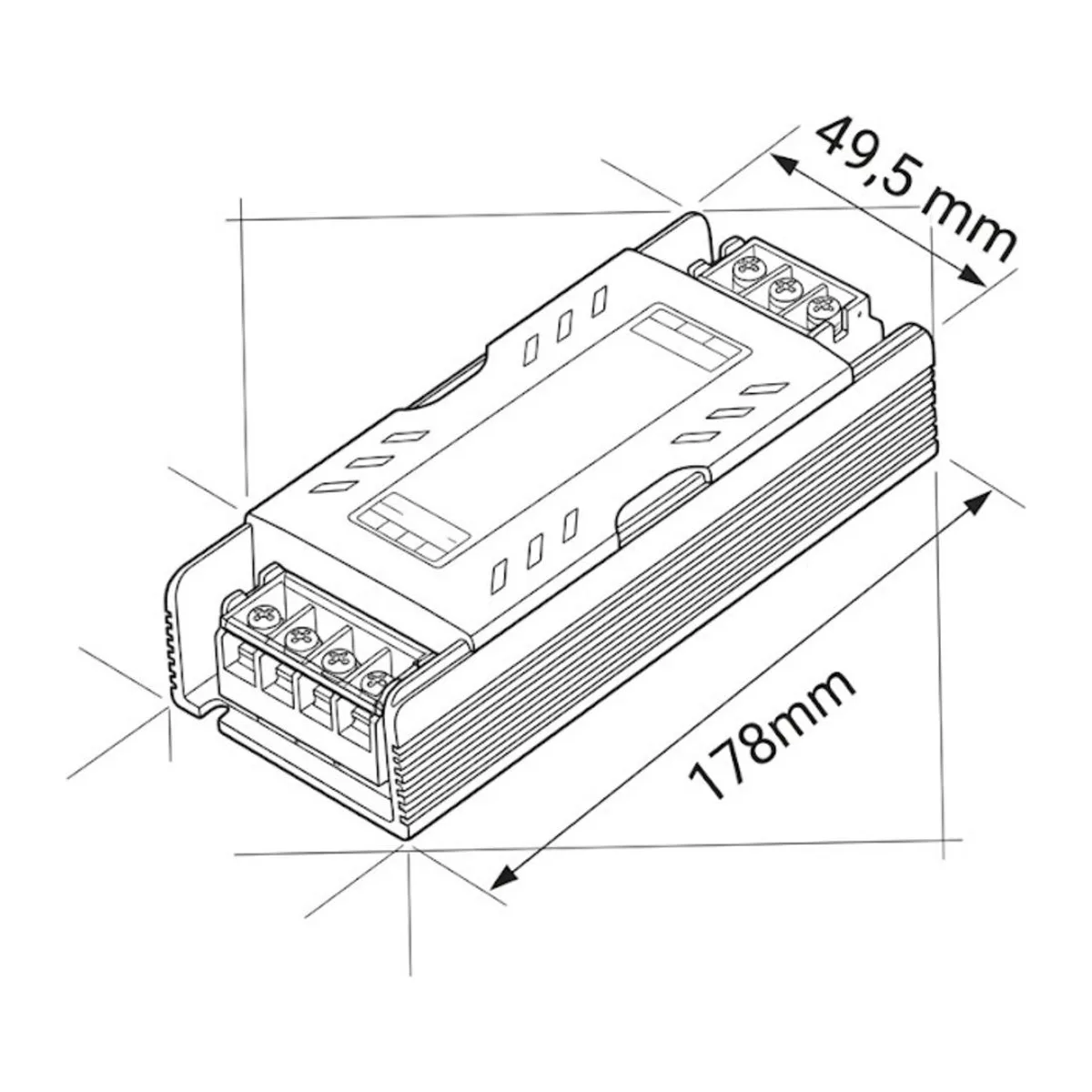 12V 12.5 Amper LED Trafosu 5 ADET - Görsel 2