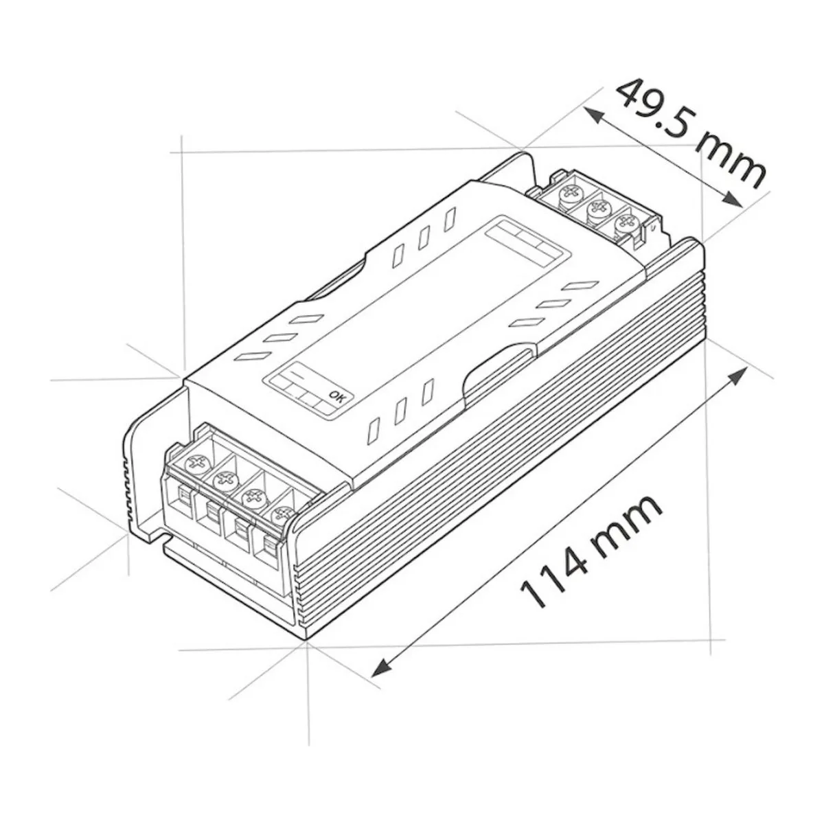 12V 5 Amper LED Trafosu 5 ADET - Görsel 2