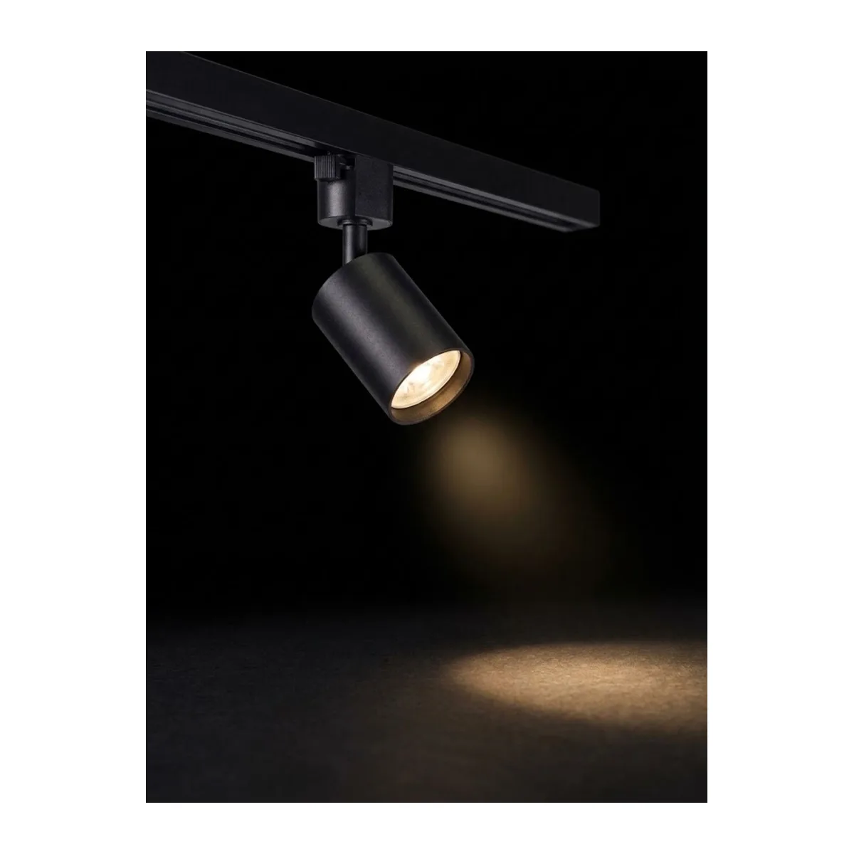Siyah Hareketli GU10 Spot Aydınlatma – 7W LED Uyumlu Modern İç Mekan Spot